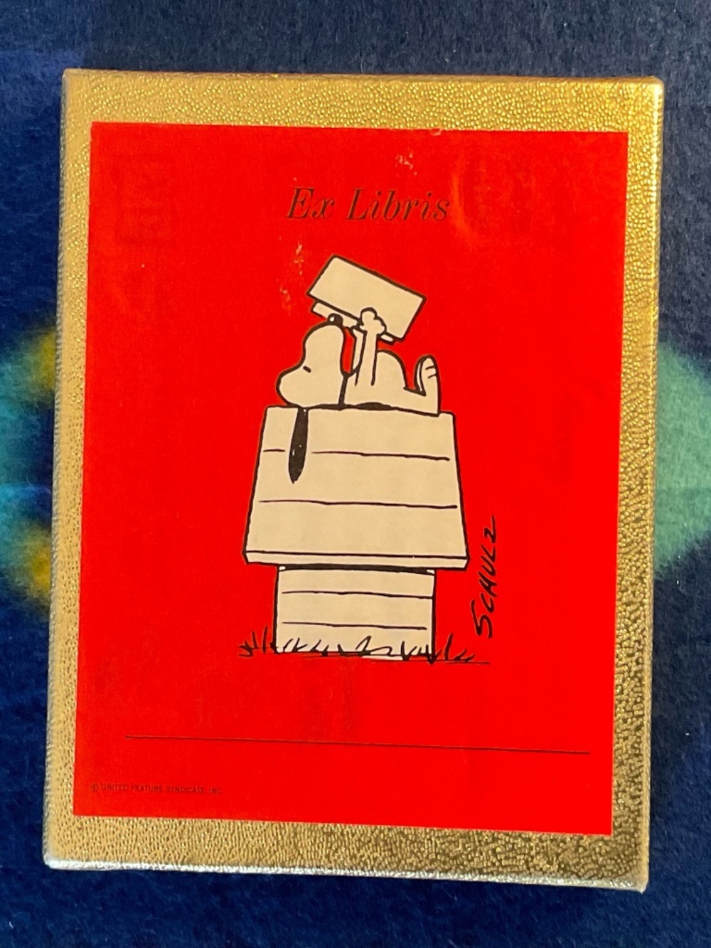 Vintage peanuts bookplates box of 50 Antioch Lucy/Schroeder 1970s